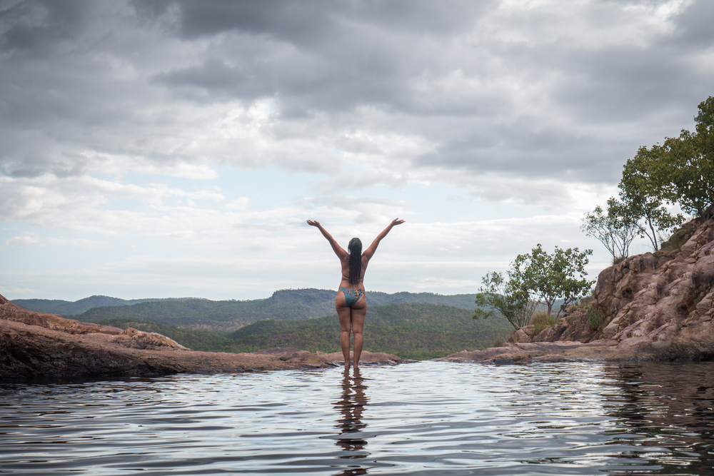 Gunlom infinity pool in Kakadu National Park